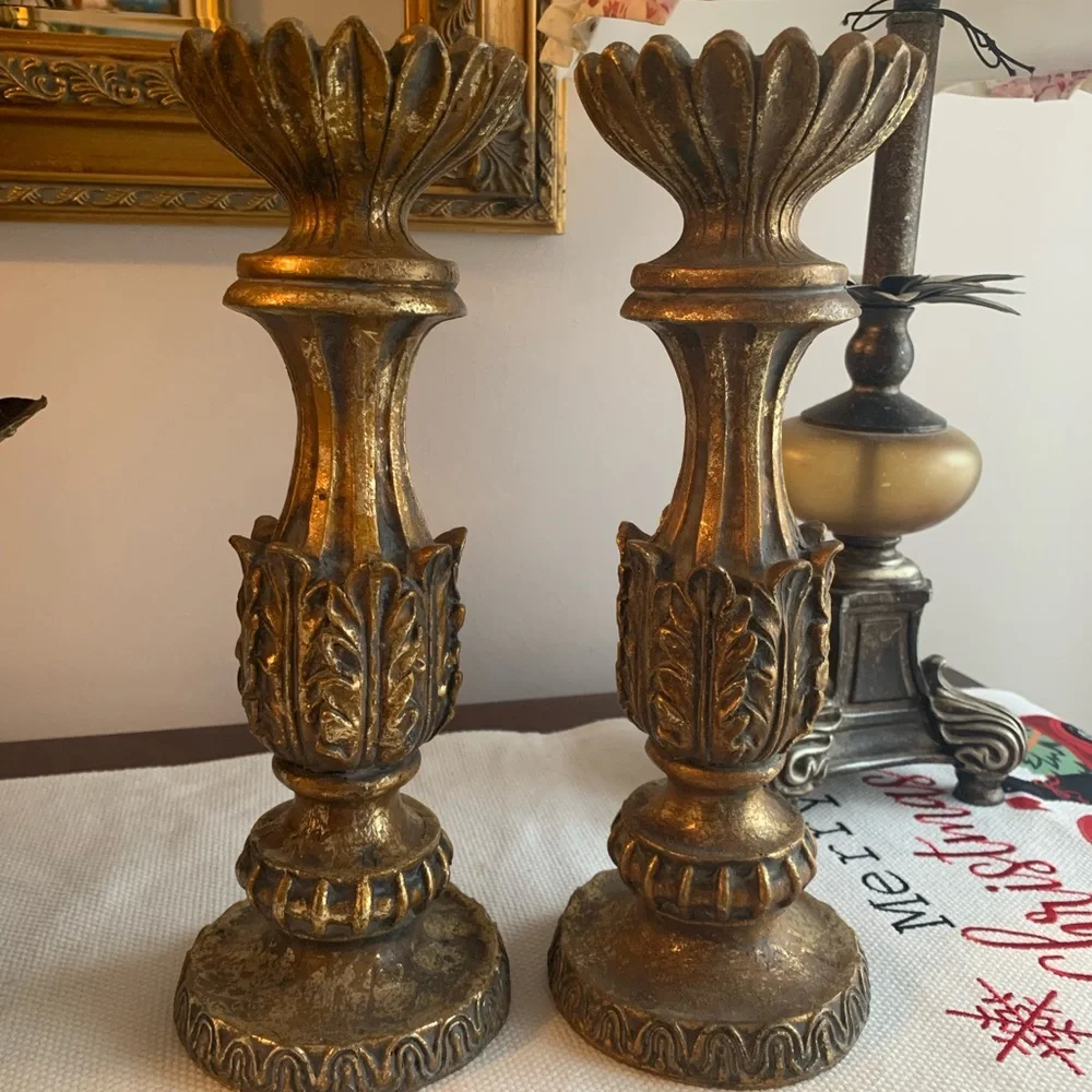 Gold Candle Holders